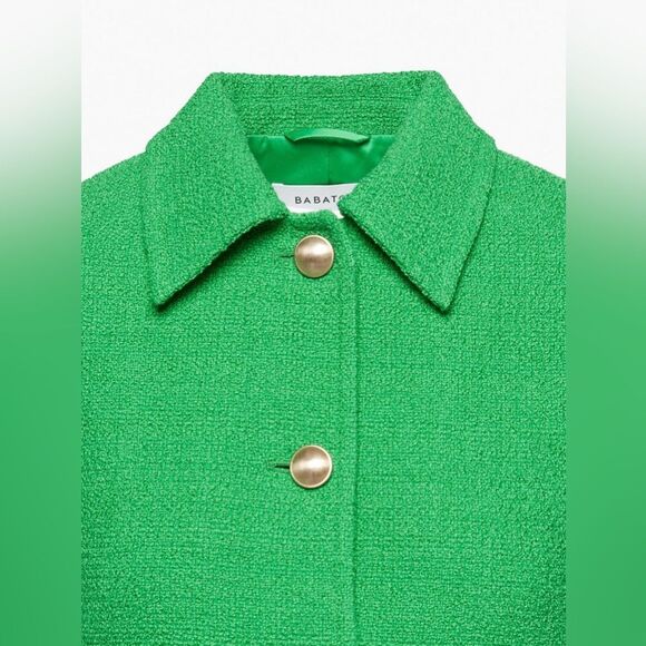 NWOT Babaton Aritzia Frances Jacket Vibrant Green RARE Veronica Riverdale - Picture 3 of 12